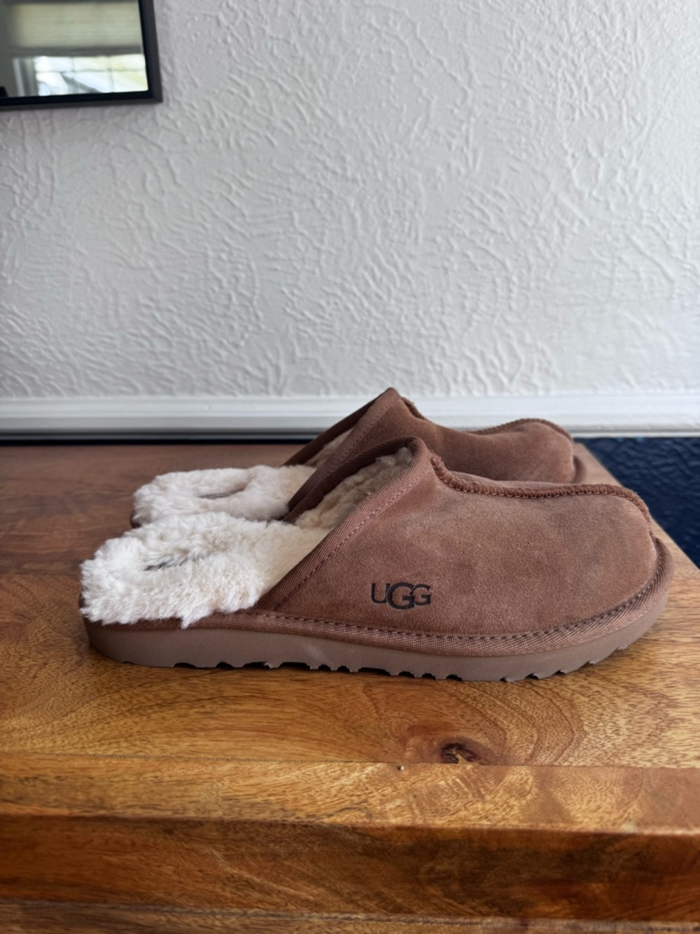 NWT UGG Tan Clog Slippers